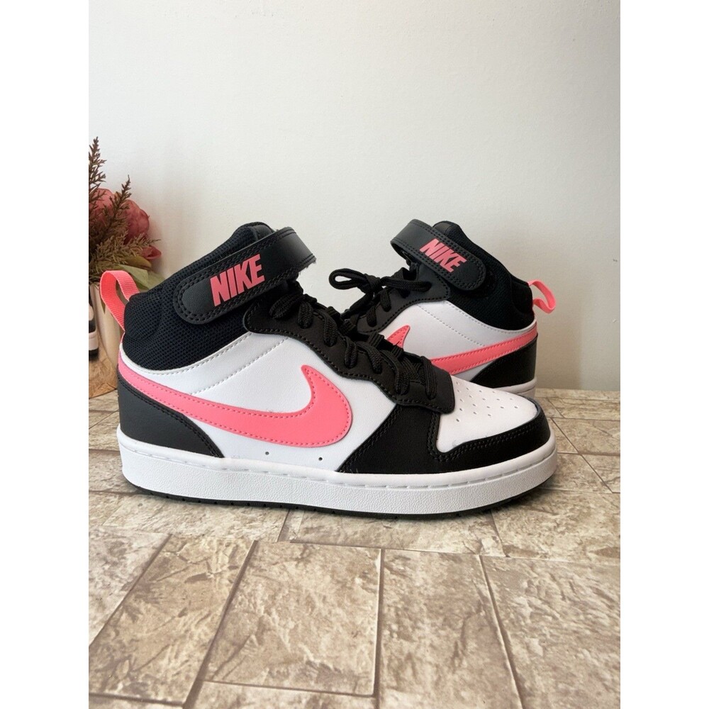 Nike Court Borough Mid 2 Basketball Shoes CD7782-005 Size 6Y/ Women 7.5 - Picture 4 of 14
